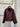 Veste Femme en Simili Cuir Croisée à Col Montant - Choco