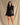 Schicke Spitzenbluse mit Blumenmuster – Schwarz