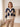 Strickpullover mit Argyle-Muster und V-Ausschnitt – Blau