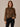 Blouse tendance à imprimé léopard – Camel