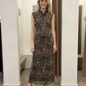 Robe longue femme Marshall à imprimé léopard