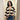 Gestreifter Strickcardigan mit V-Ausschnitt und Knöpfen – Schoko