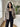 Kurze Damenjacke aus Webpelz mit Oversize-Kragen - Taupe